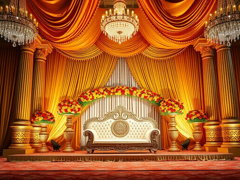 Wedding stage decoration: Luxury Trends